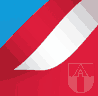 fragment logo: barwy narodowe i herb Aleksandrowa .