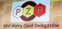 Logo PZP i napis XXVI Walny Zjazd Delegatw